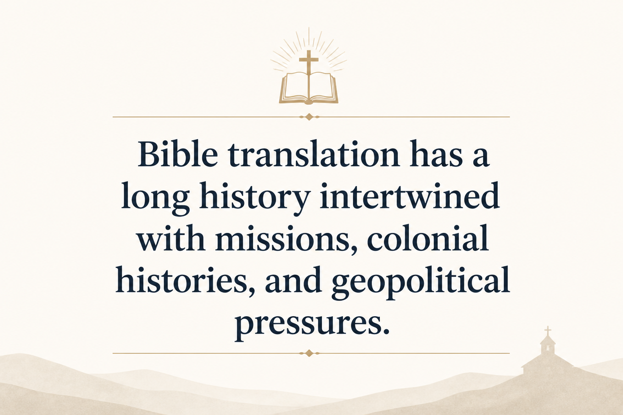 Key insight about Accountability and Ethics in Bible Translation Ministries