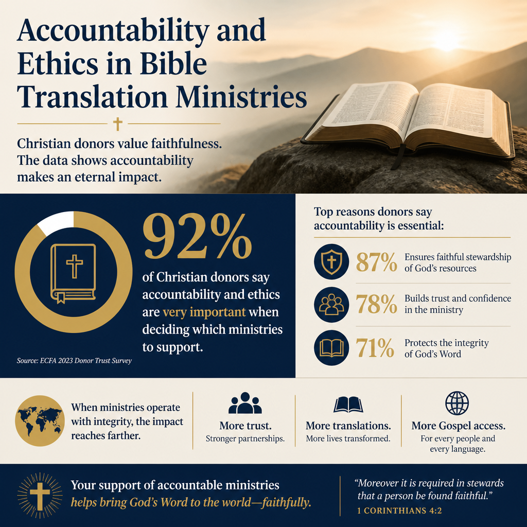 Accountability and Ethics in Bible Translation Ministries statistics