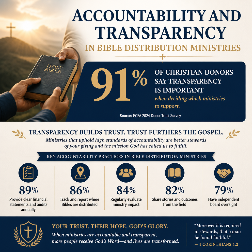Accountability and Transparency in Bible Distribution Ministries statistics