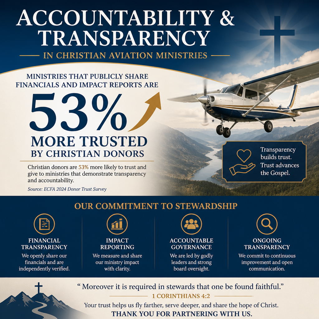 Accountability and Transparency in Christian Aviation Ministries statistics