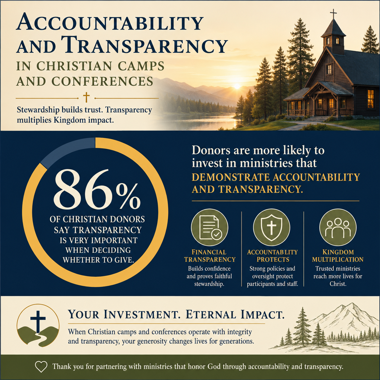 Accountability and Transparency in Christian Camps and Conferences statistics