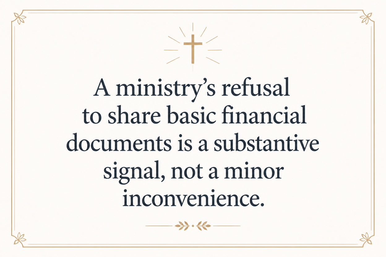 Key insight about Accountability and Transparency in Christian Conflict Resolution Ministries