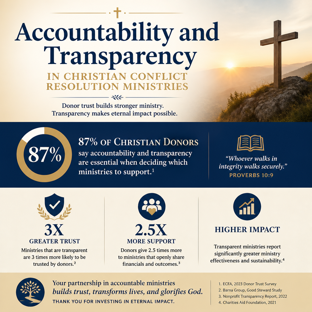 Accountability and Transparency in Christian Conflict Resolution Ministries statistics
