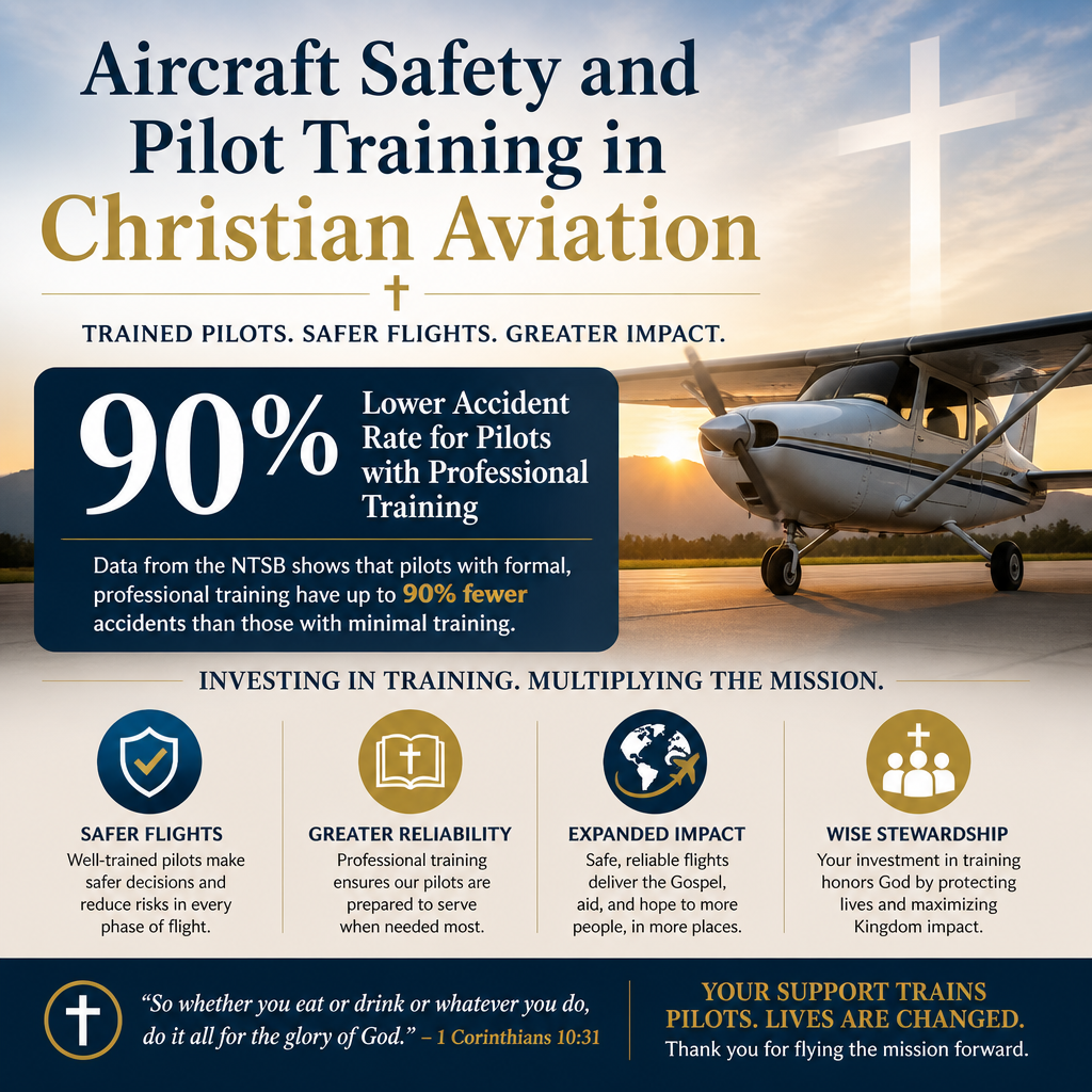 Aircraft Safety and Pilot Training in Christian Aviation statistics