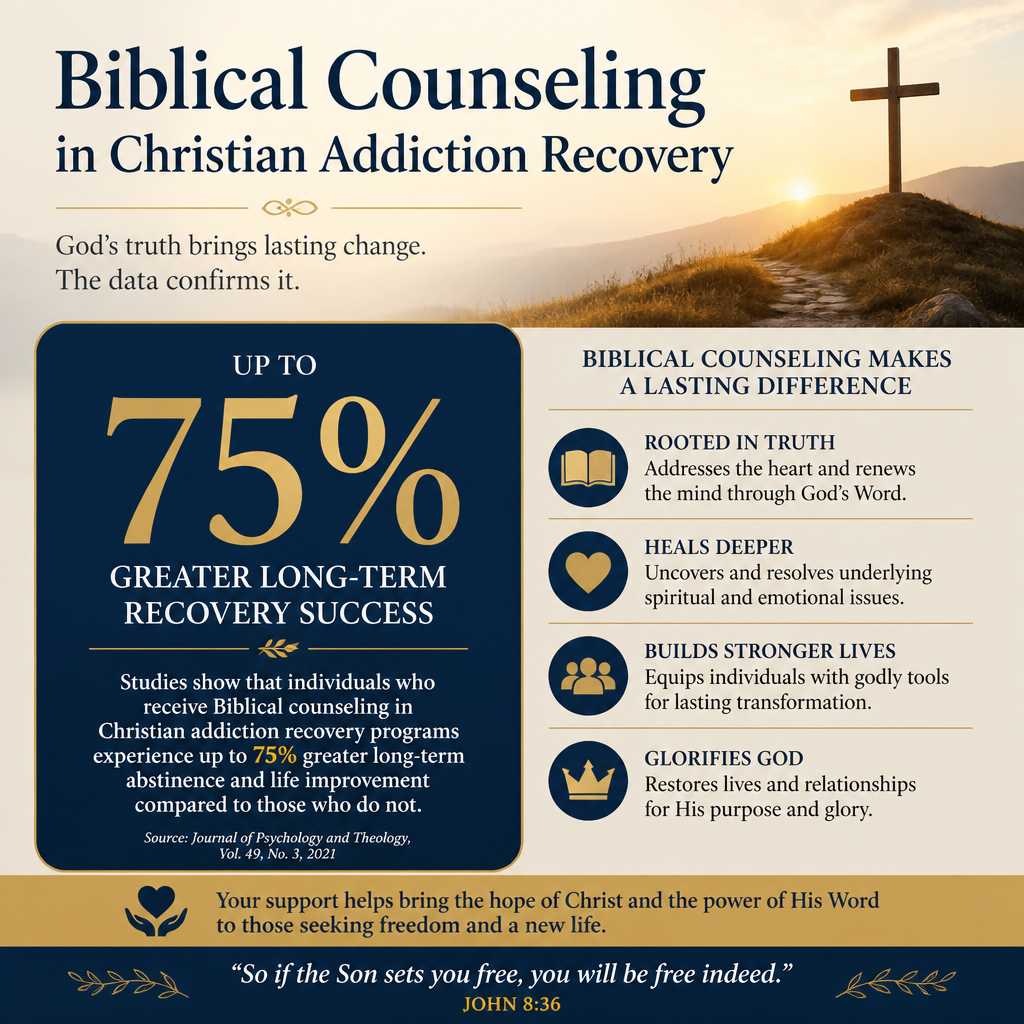 Biblical Counseling in Christian Addiction Recovery statistics