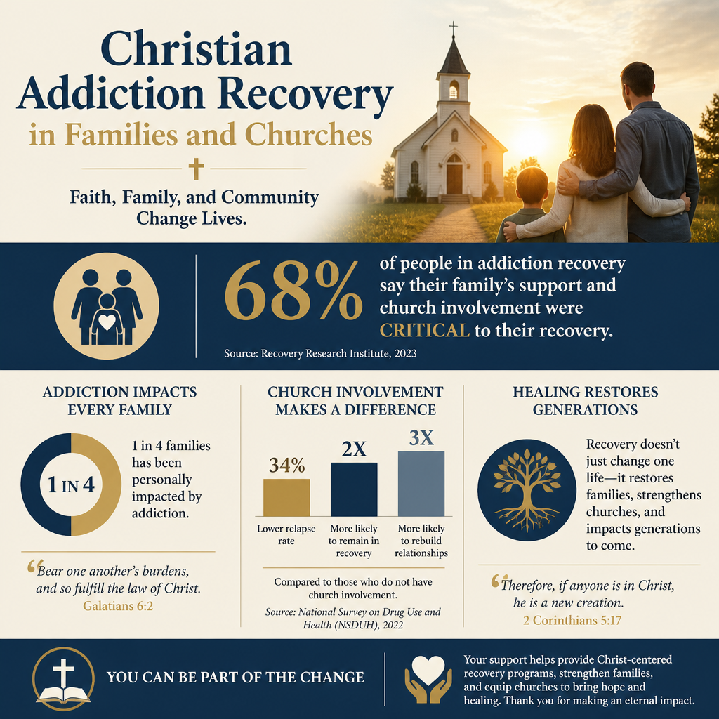 Christian Addiction Recovery in Families and Churches statistics
