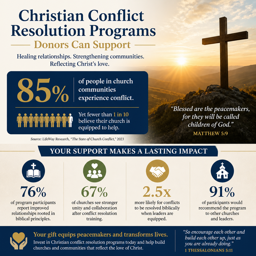 Christian Conflict Resolution Programs Donors Can Support statistics