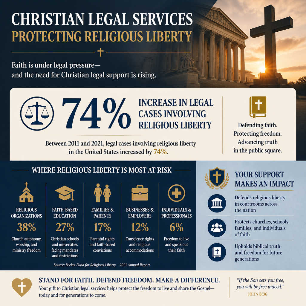 Christian Legal Services and Religious Liberty statistics