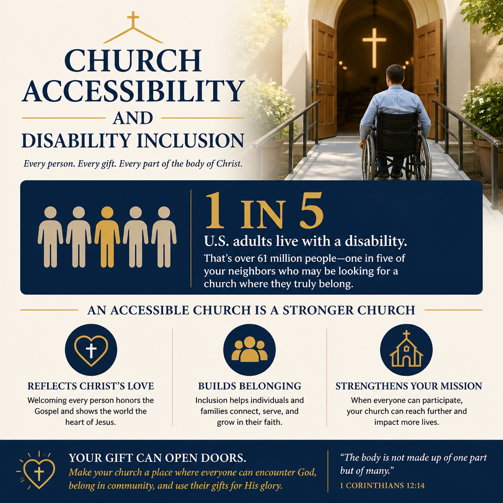 Church Accessibility and Disability Inclusion statistics