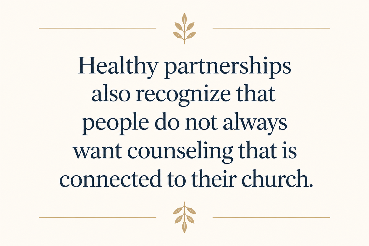 Key insight about Church Partnerships with Christian Counseling Ministries