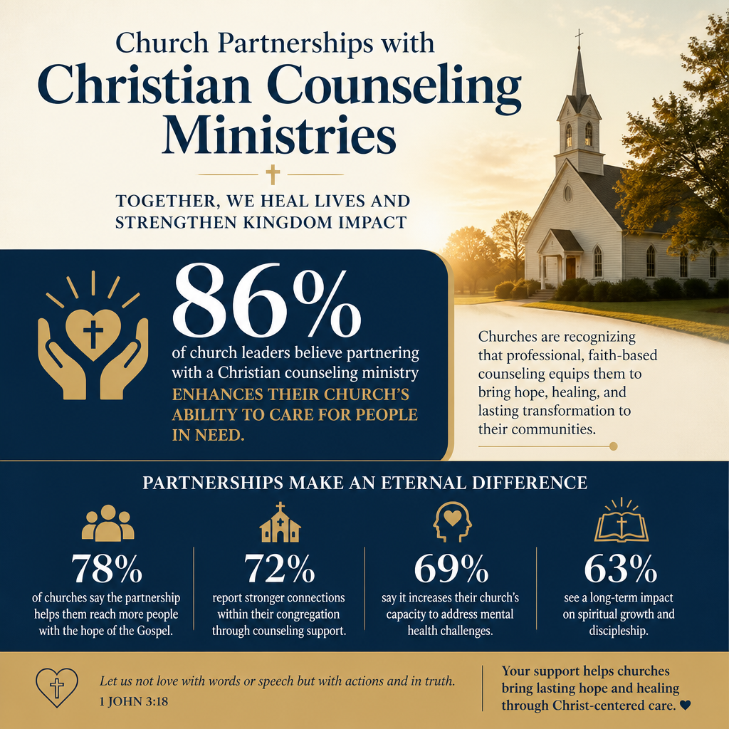 Church Partnerships with Christian Counseling Ministries statistics