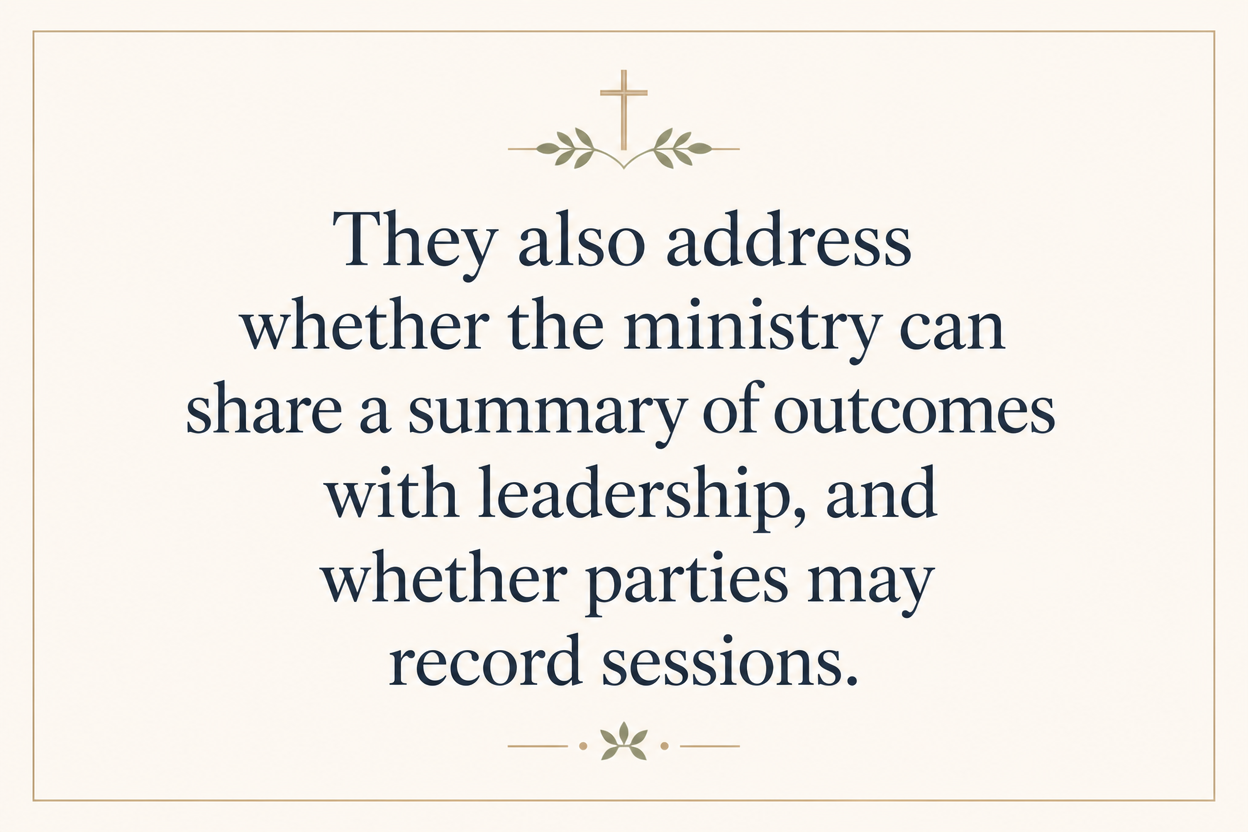 Key insight about Confidentiality best practices in Christian conflict resolution
