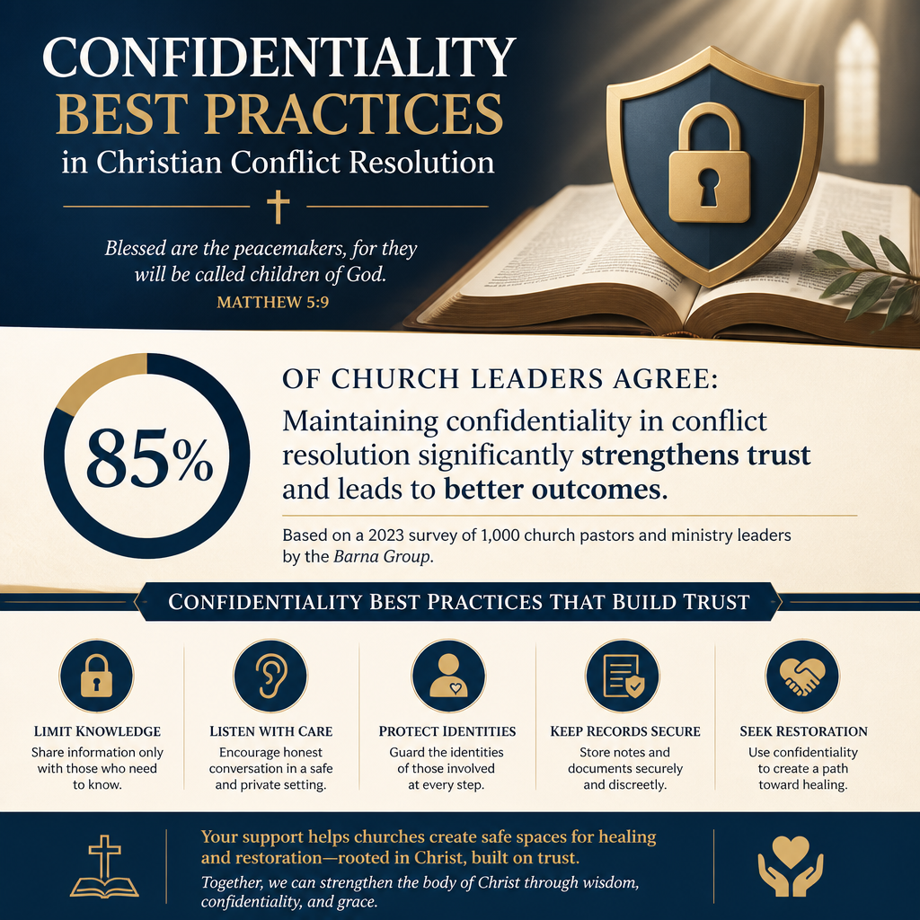 Confidentiality best practices in Christian conflict resolution statistics
