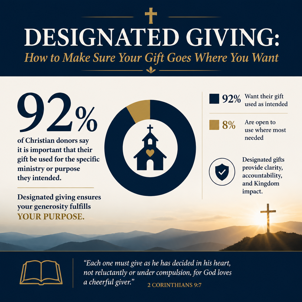 Designated Giving: How to Make Sure Your Gift Goes Where You Want statistics
