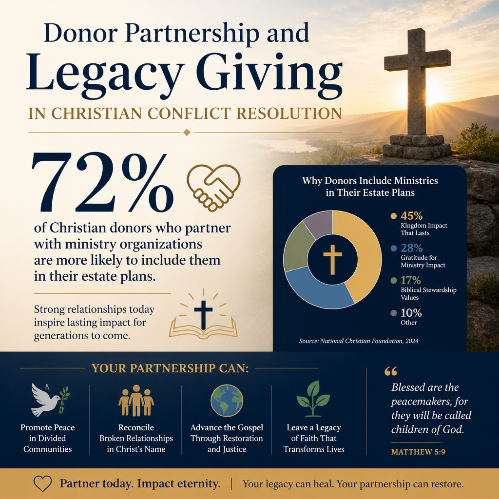 Donor Partnership and Legacy Giving in Christian Conflict Resolution statistics