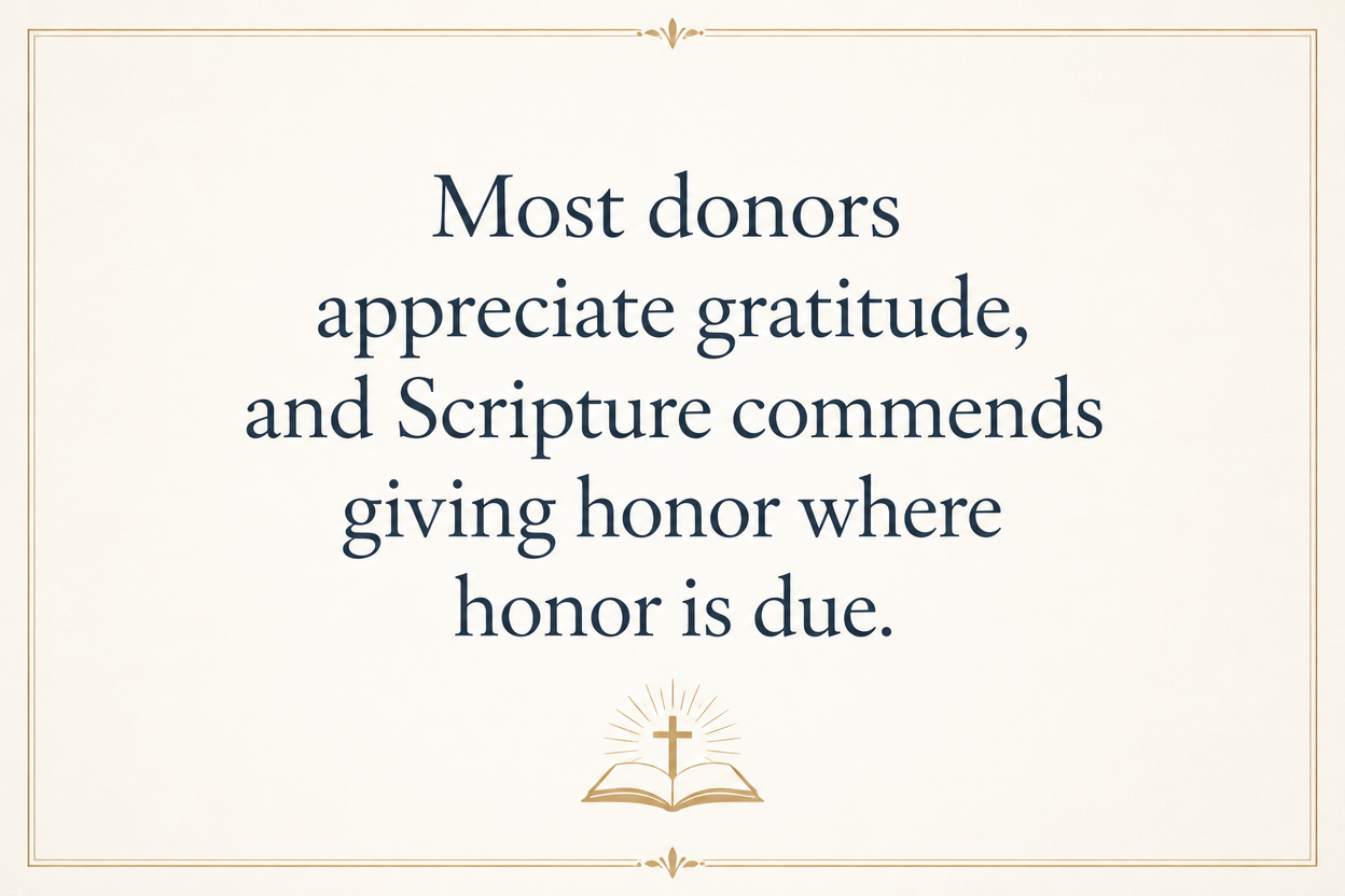 Key insight about Donor Partnership with Biblical Museum Ministries