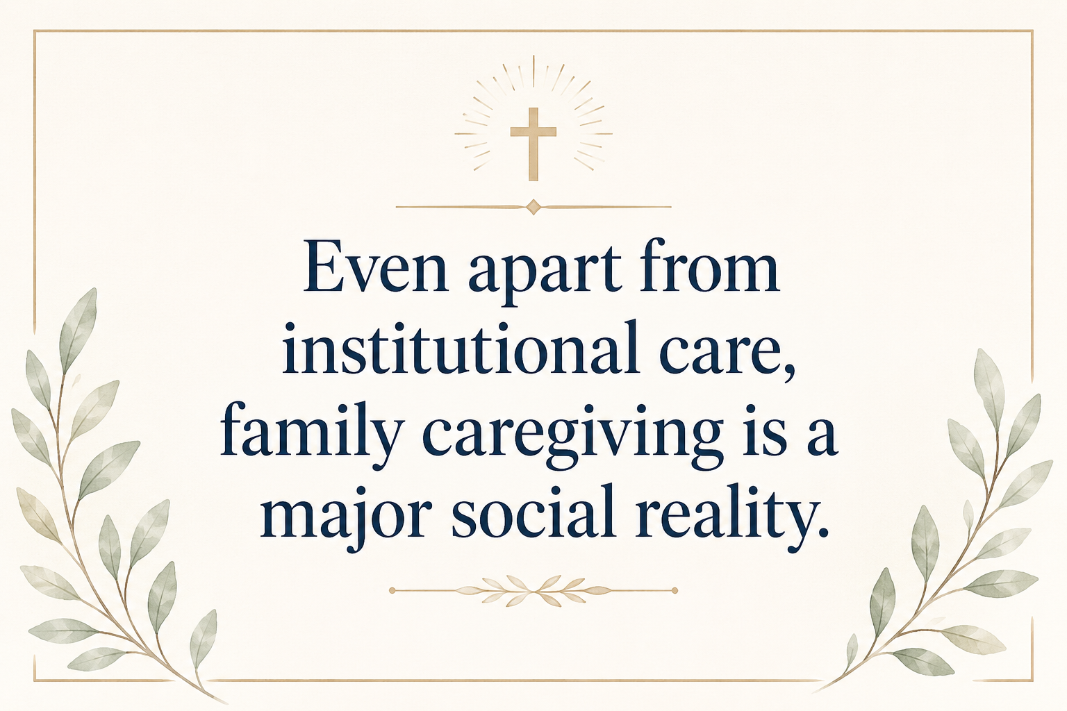 Key insight about Faith and Stewardship in Christian Senior Care