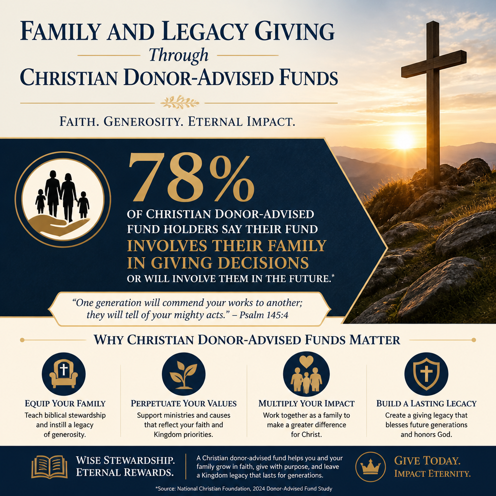 Family and Legacy Giving Through Christian Donor-Advised Funds statistics