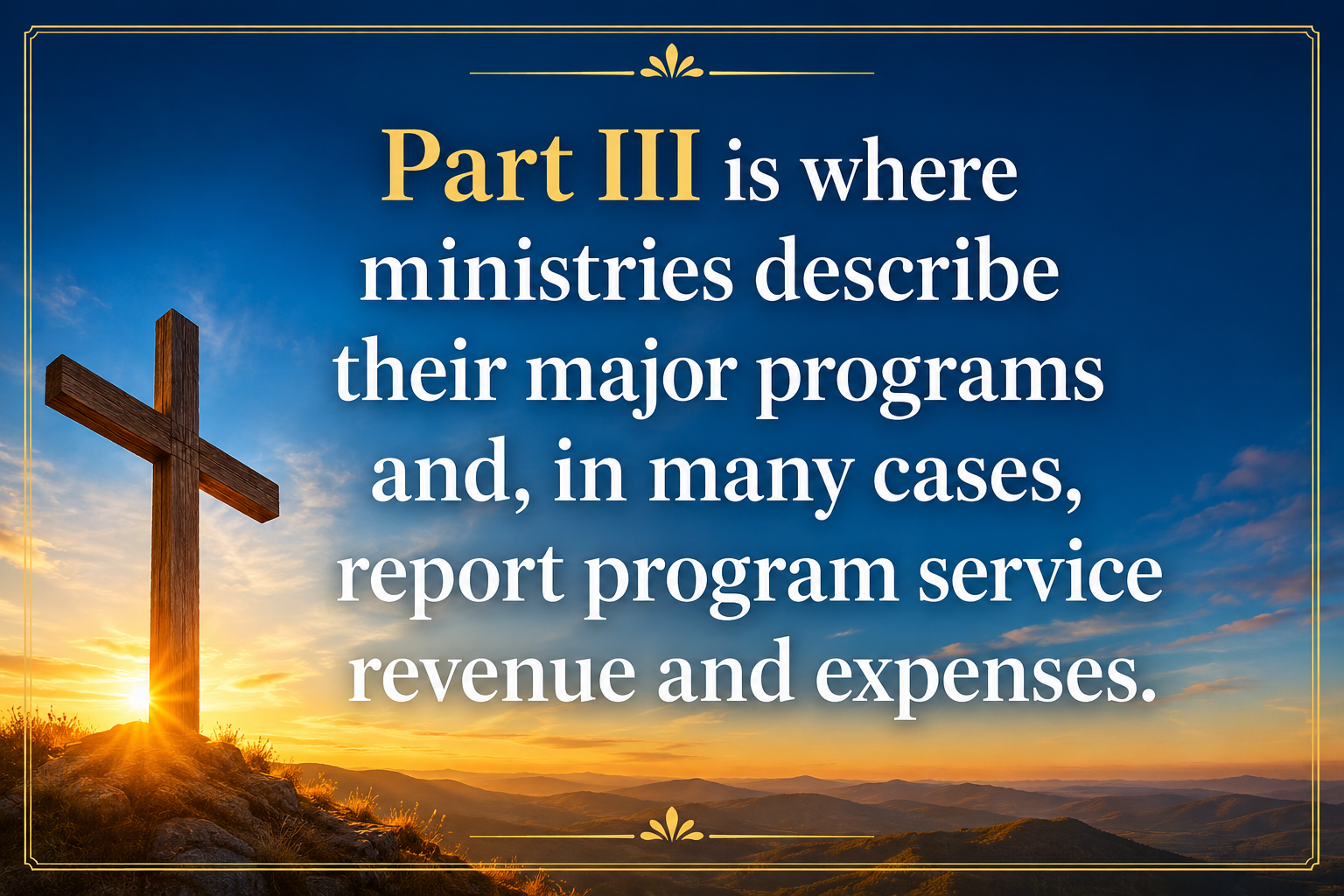 Key insight about Form 990 for Christians: What It Tells You and How to Read It