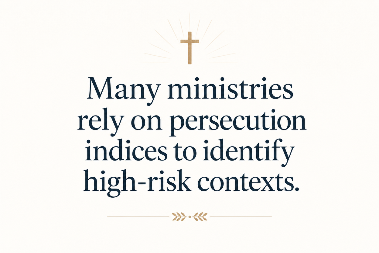 Key insight about How Bible distribution ministries choose target countries