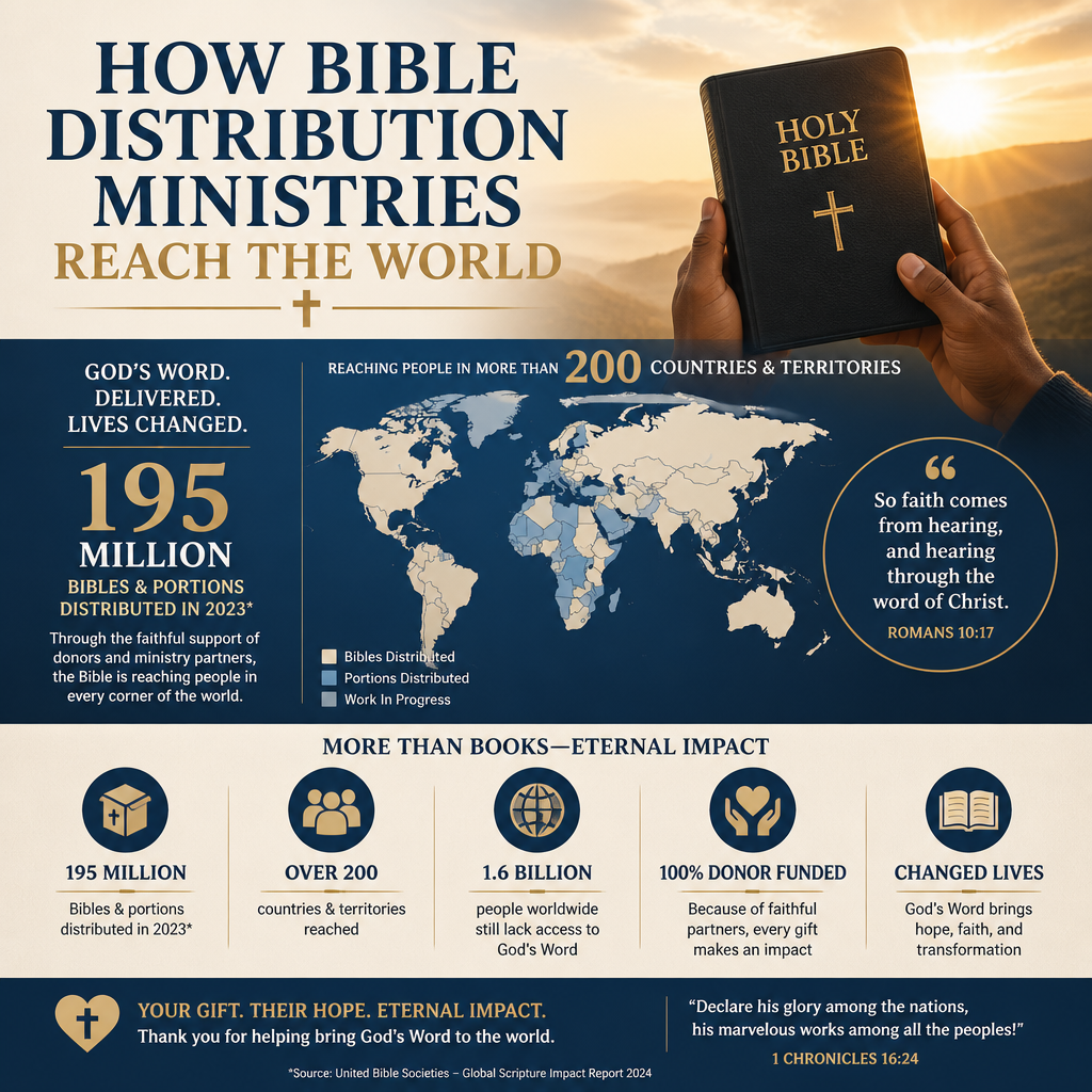 How Bible Distribution Ministries Reach the World statistics