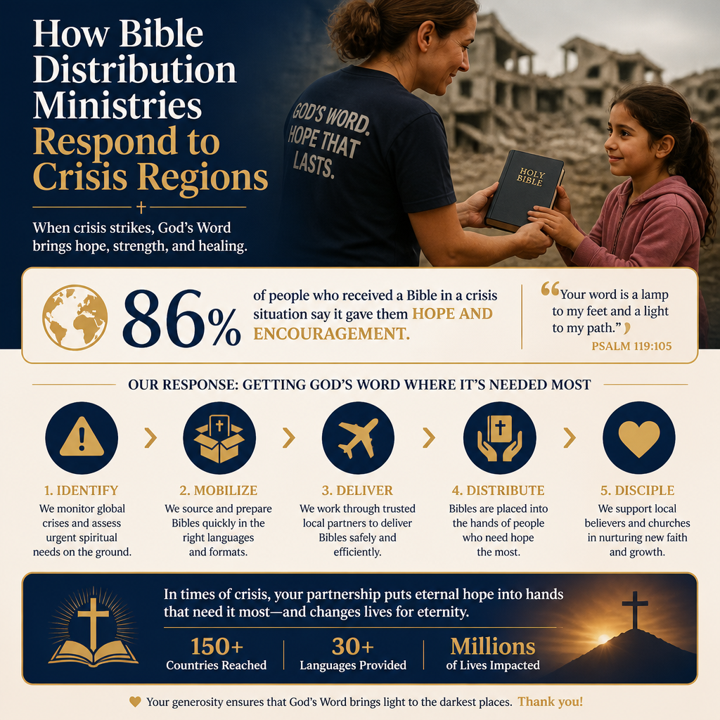 How Bible distribution ministries respond to crisis regions statistics