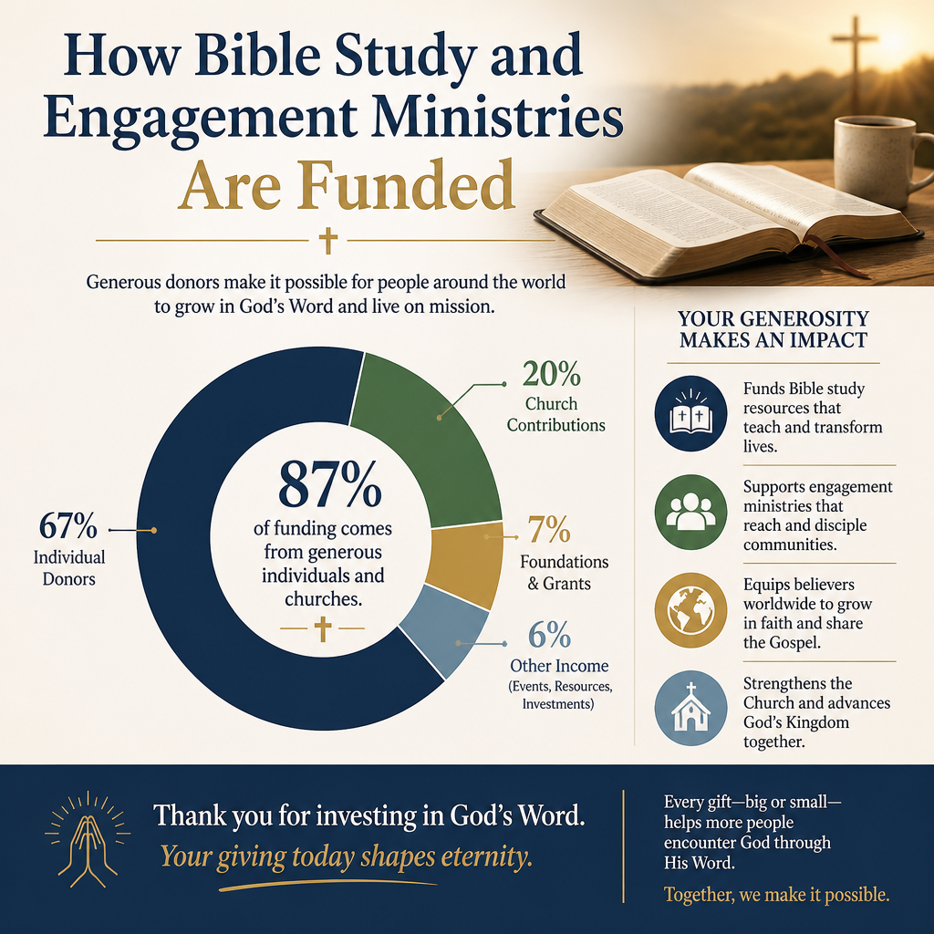 How Bible Study and Engagement Ministries Are Funded statistics