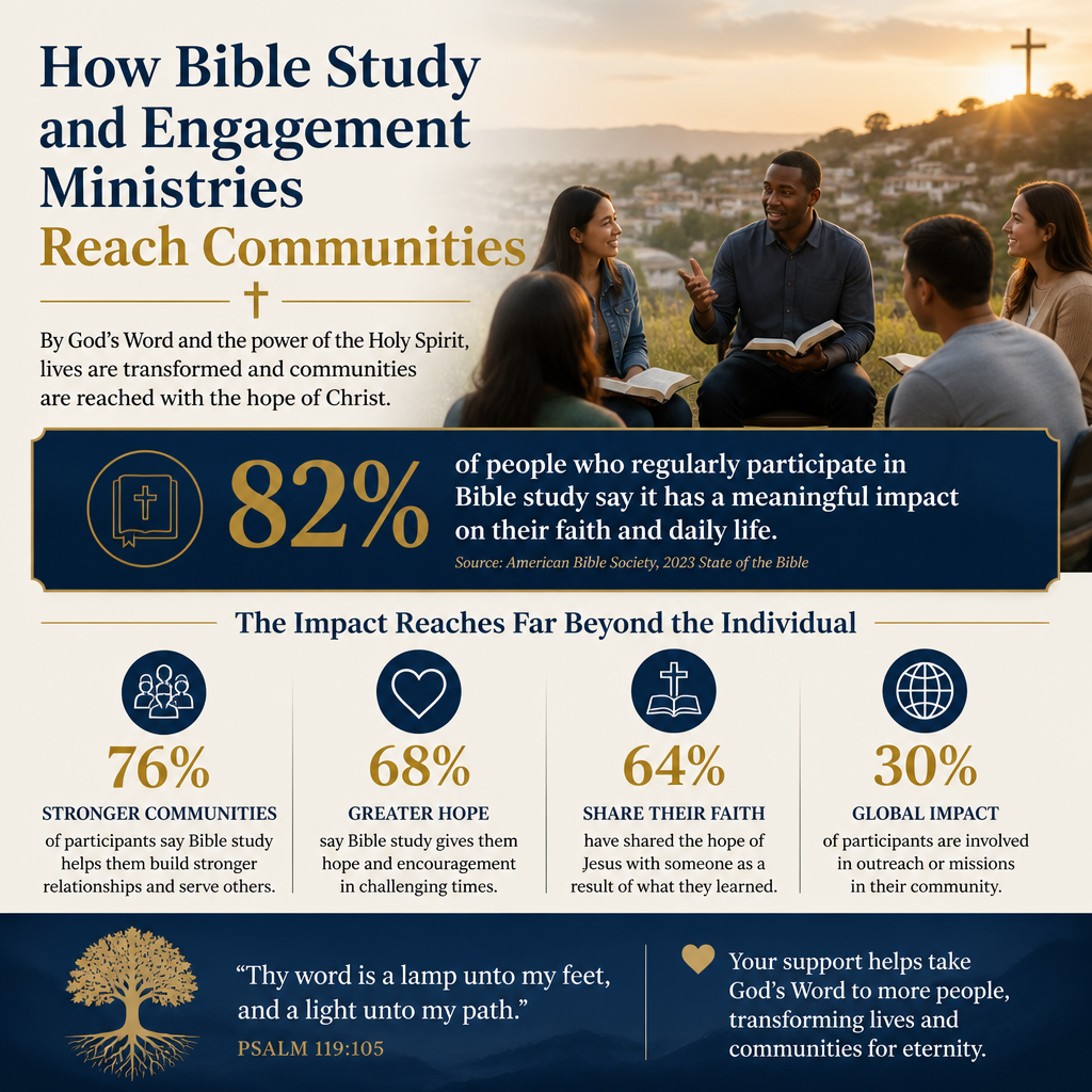 How Bible Study and Engagement Ministries Reach Communities statistics