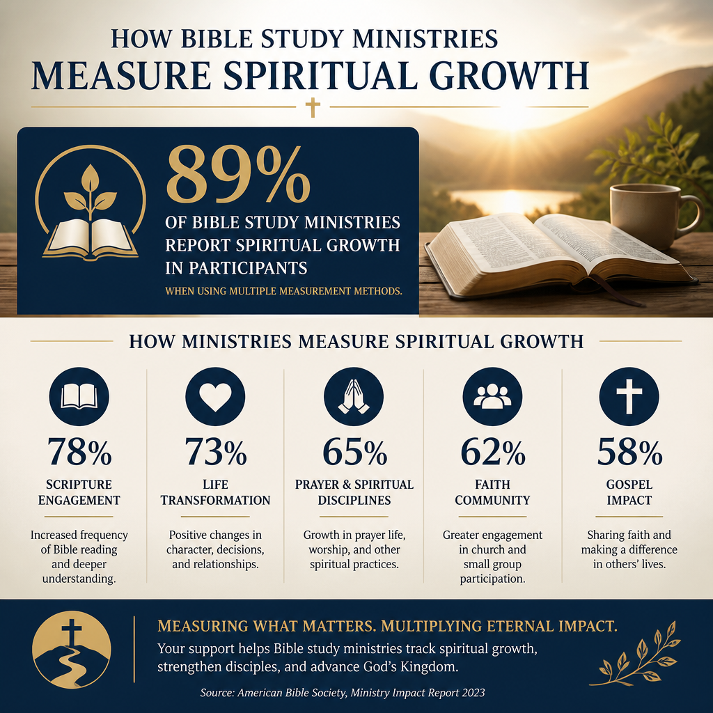 How Bible study ministries measure spiritual growth statistics