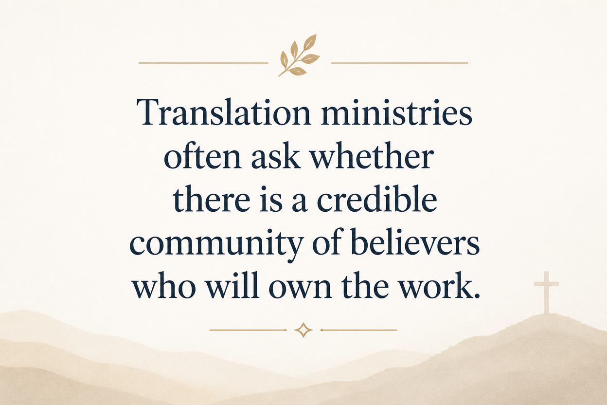 Key insight about How Bible translation ministries choose languages to translate