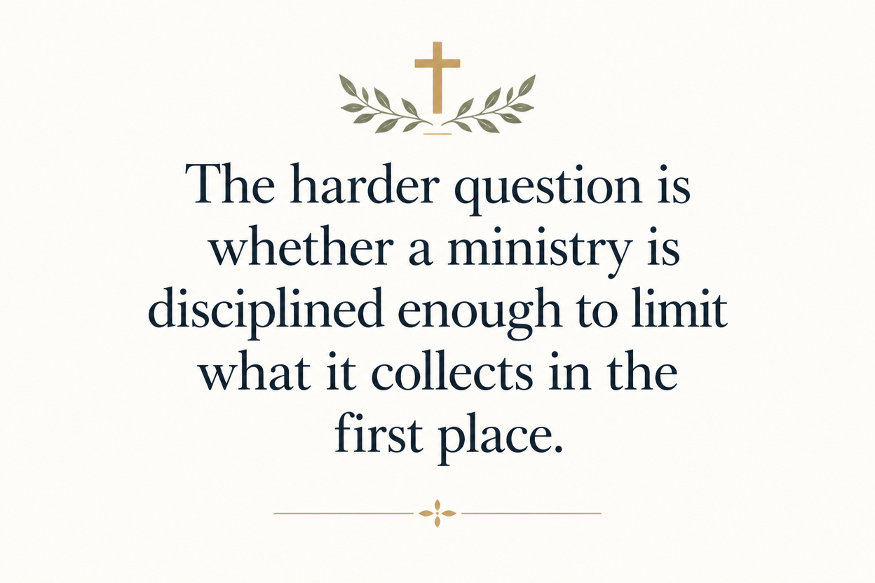 Key insight about How Bible translation ministries handle donor privacy