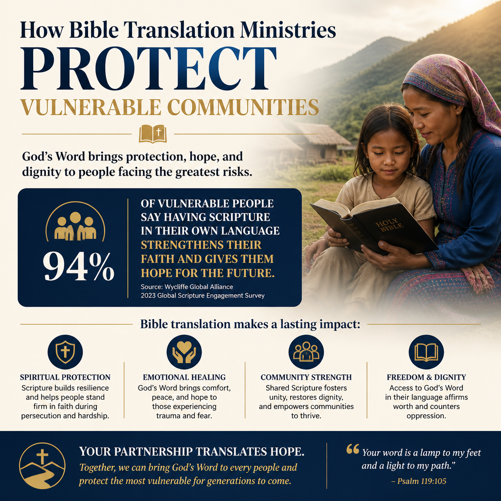 How Bible translation ministries protect vulnerable communities statistics