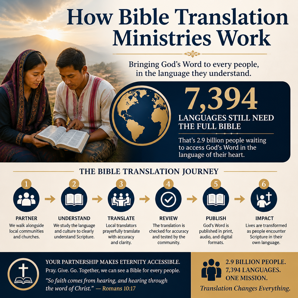 How Bible Translation Ministries Work statistics