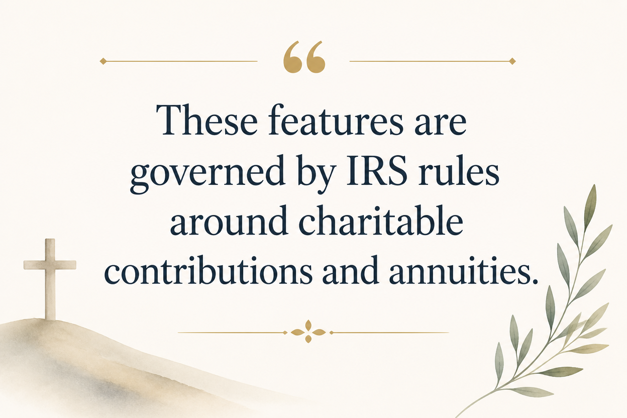 Key insight about How charitable gift annuities work for Christian legal ministries
