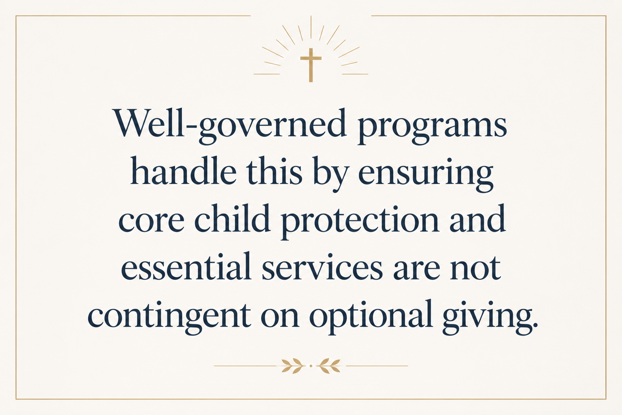 Key insight about How child sponsorship ministries adjust sponsorship costs