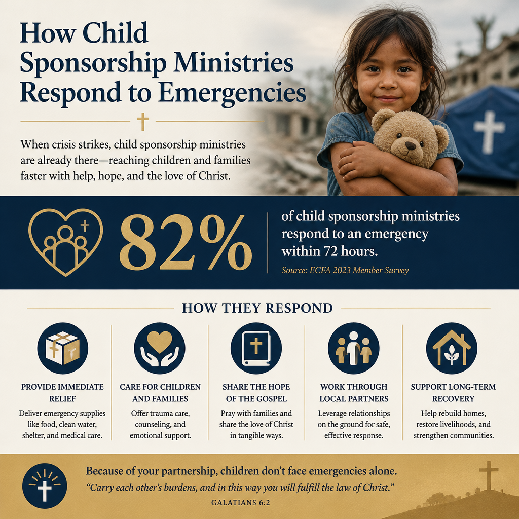 How child sponsorship ministries respond to emergencies statistics