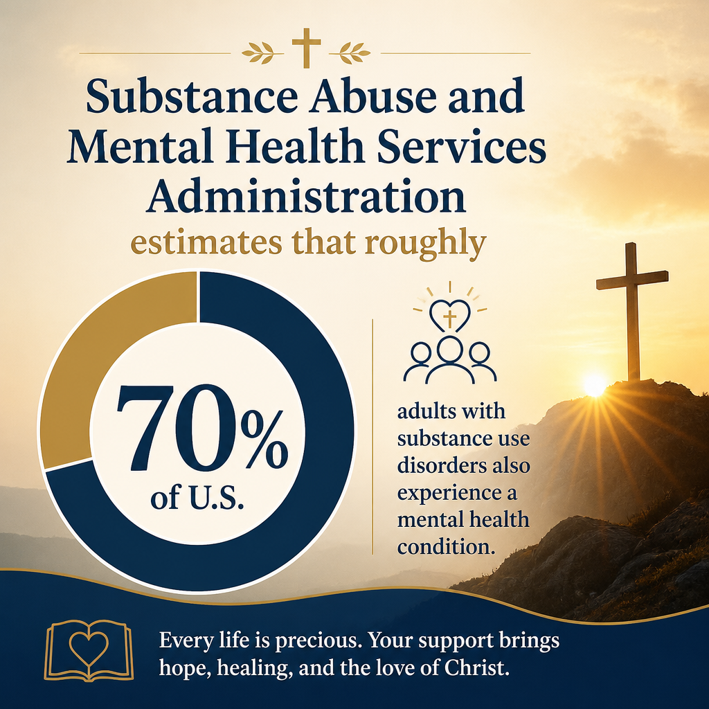 Substance Abuse and Mental Health Services Administration estimates that roughly 70% of U.