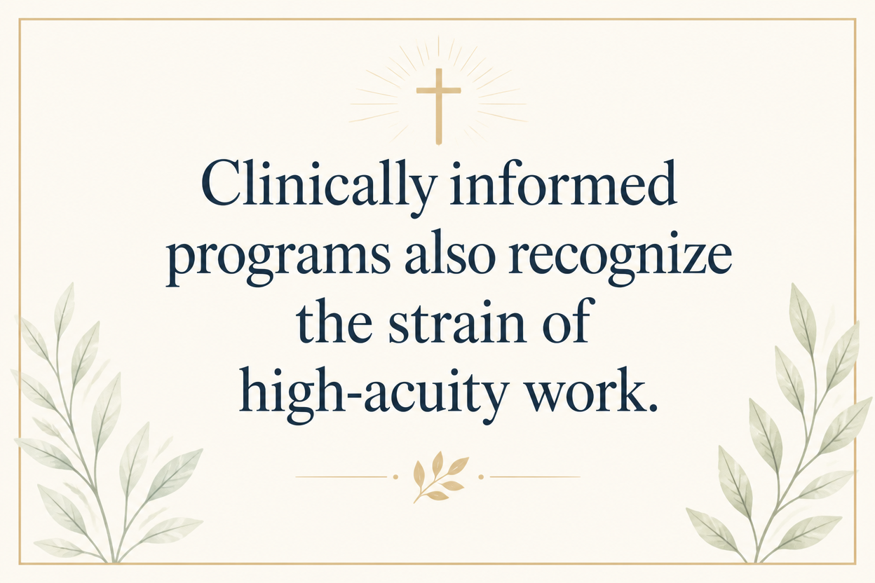 Key insight about How Christian addiction recovery leaders prevent staff burnout
