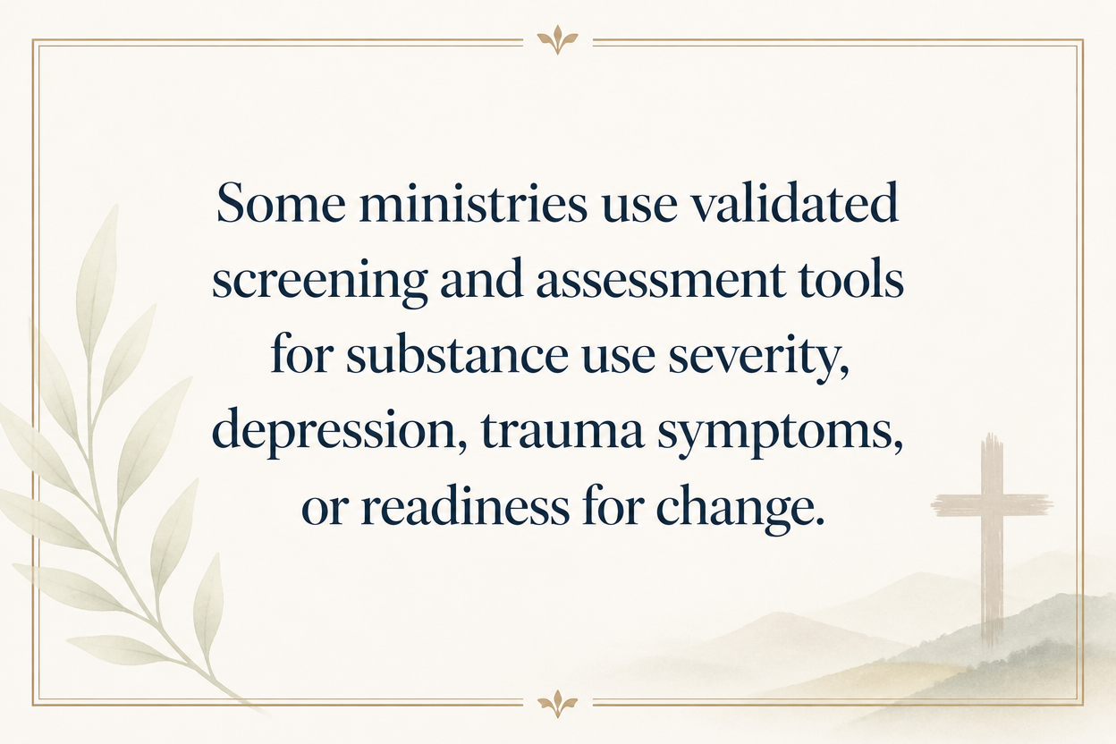 Key insight about How Christian addiction recovery ministries report impact