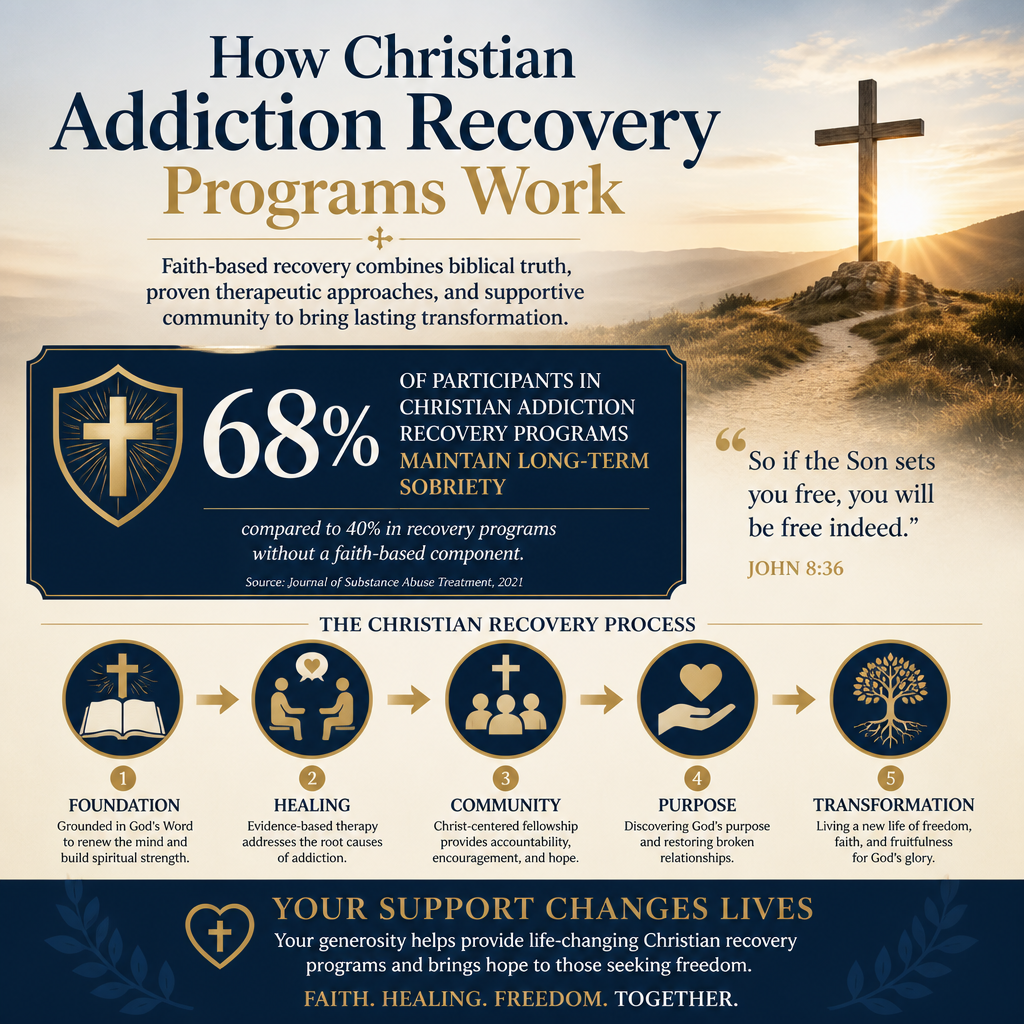 How Christian Addiction Recovery Programs Work statistics