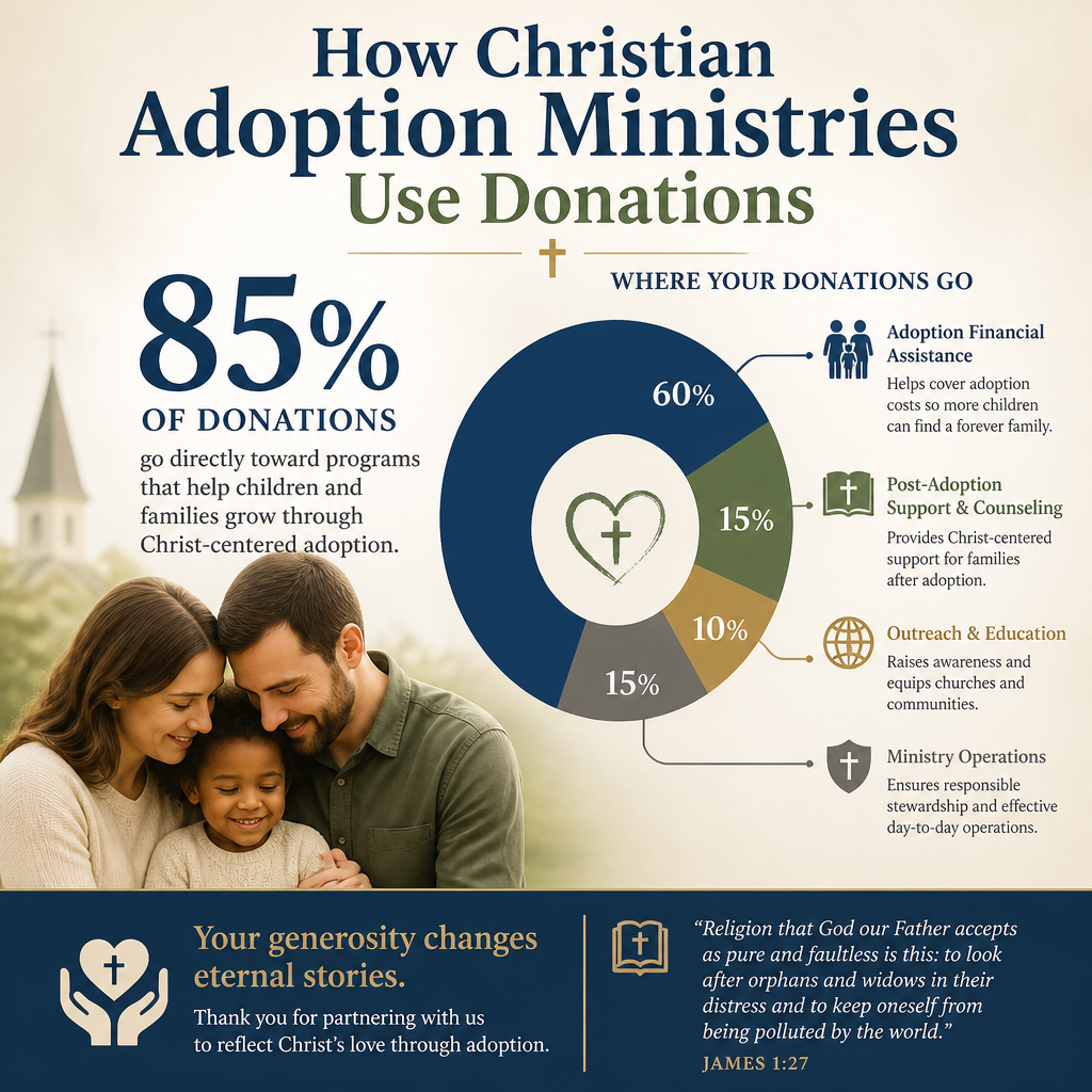 How Christian Adoption Ministries Use Donations statistics