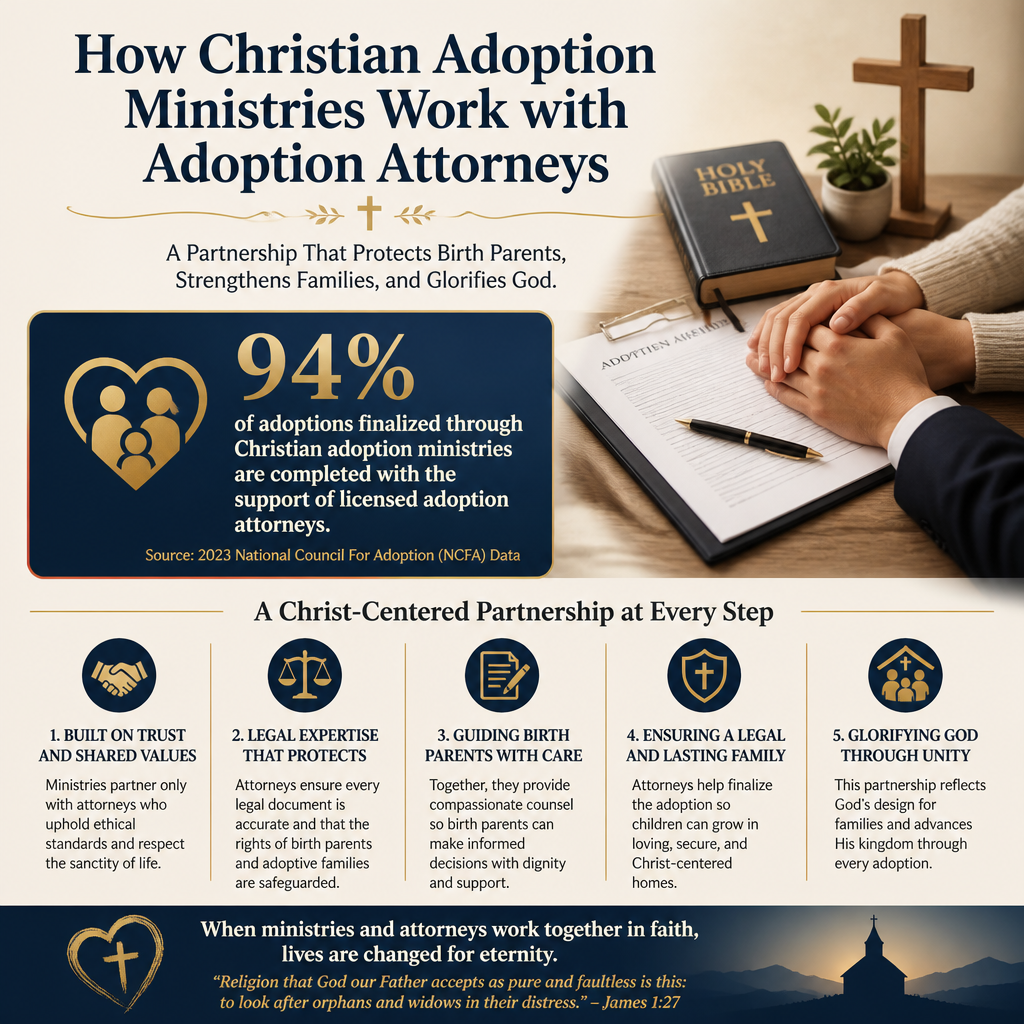 How Christian adoption ministries work with adoption attorneys statistics