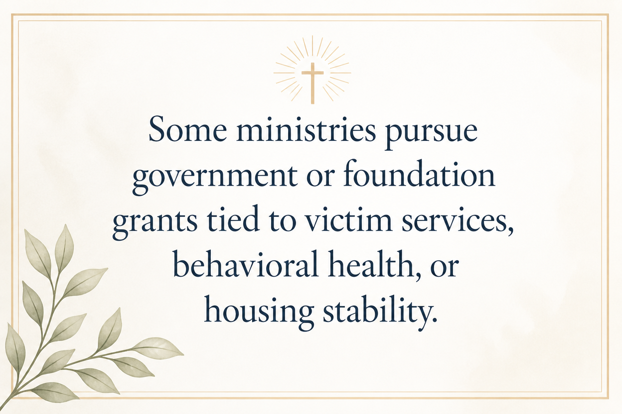 Key insight about How Christian anti-trafficking ministries fund trauma counseling