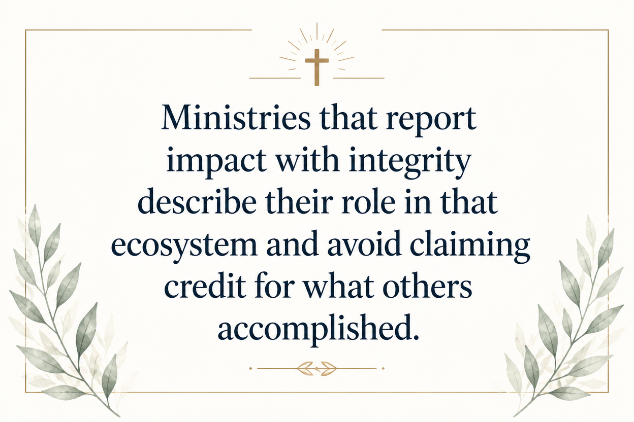 Key insight about How Christian anti-trafficking ministries report impact