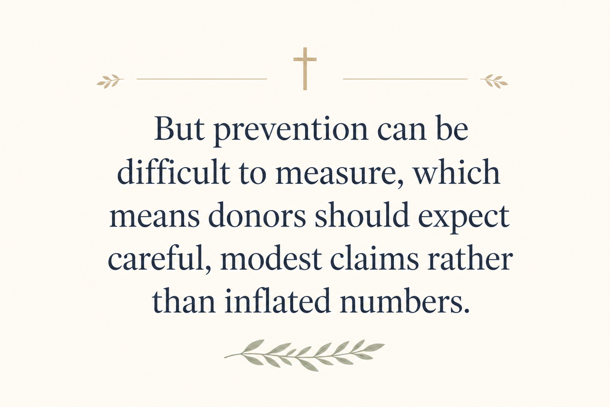 Key insight about How Christian anti-trafficking ministries spend donations