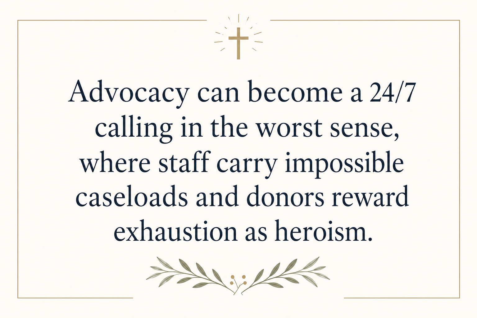 Key insight about How Christian anti-trafficking ministries support victim advocates