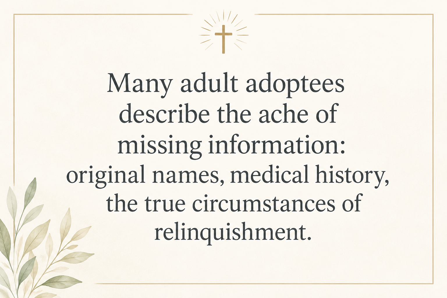 Key insight about How Christian attorneys assist with adoption