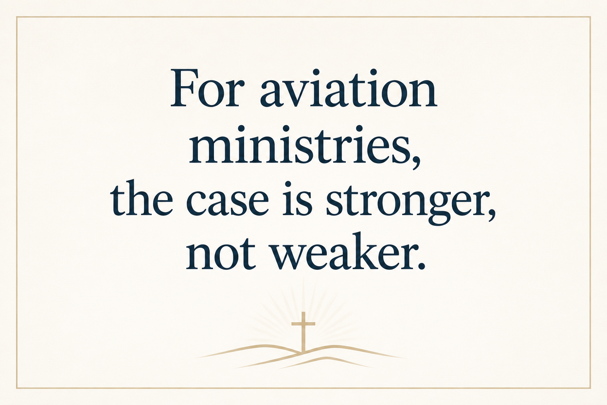 Key insight about How Christian aviation ministries handle emergency funding needs