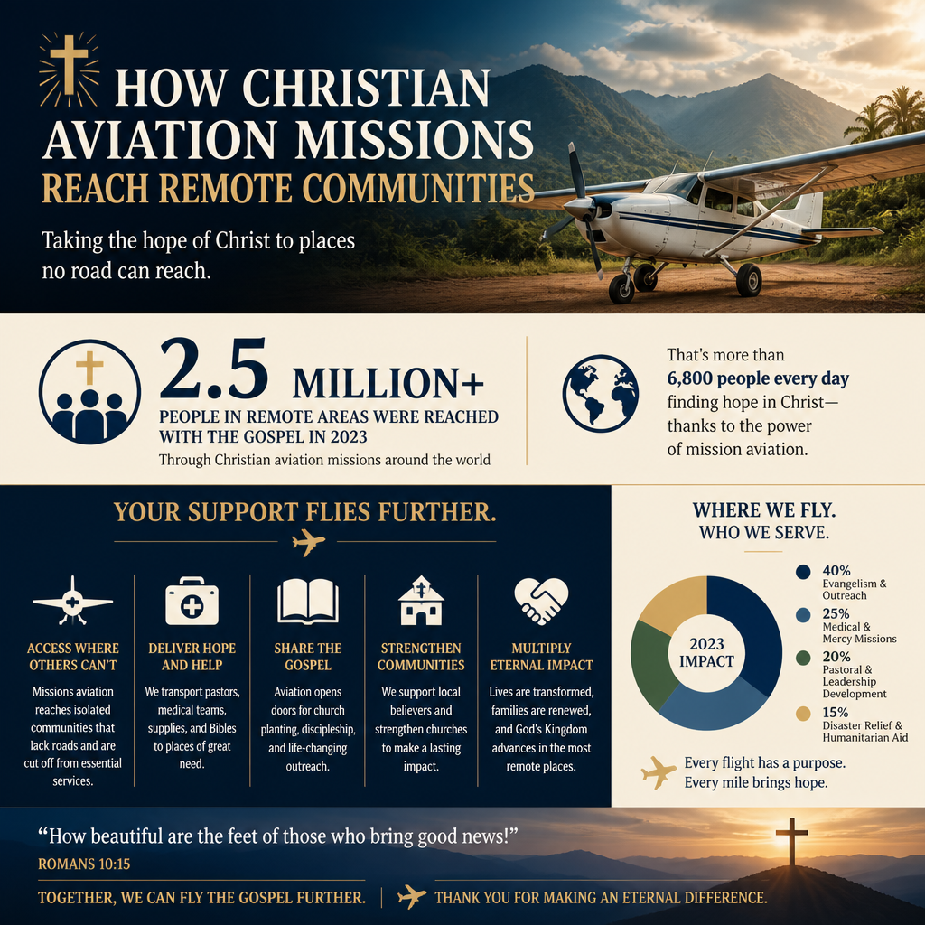 How Christian aviation missions reach remote communities statistics