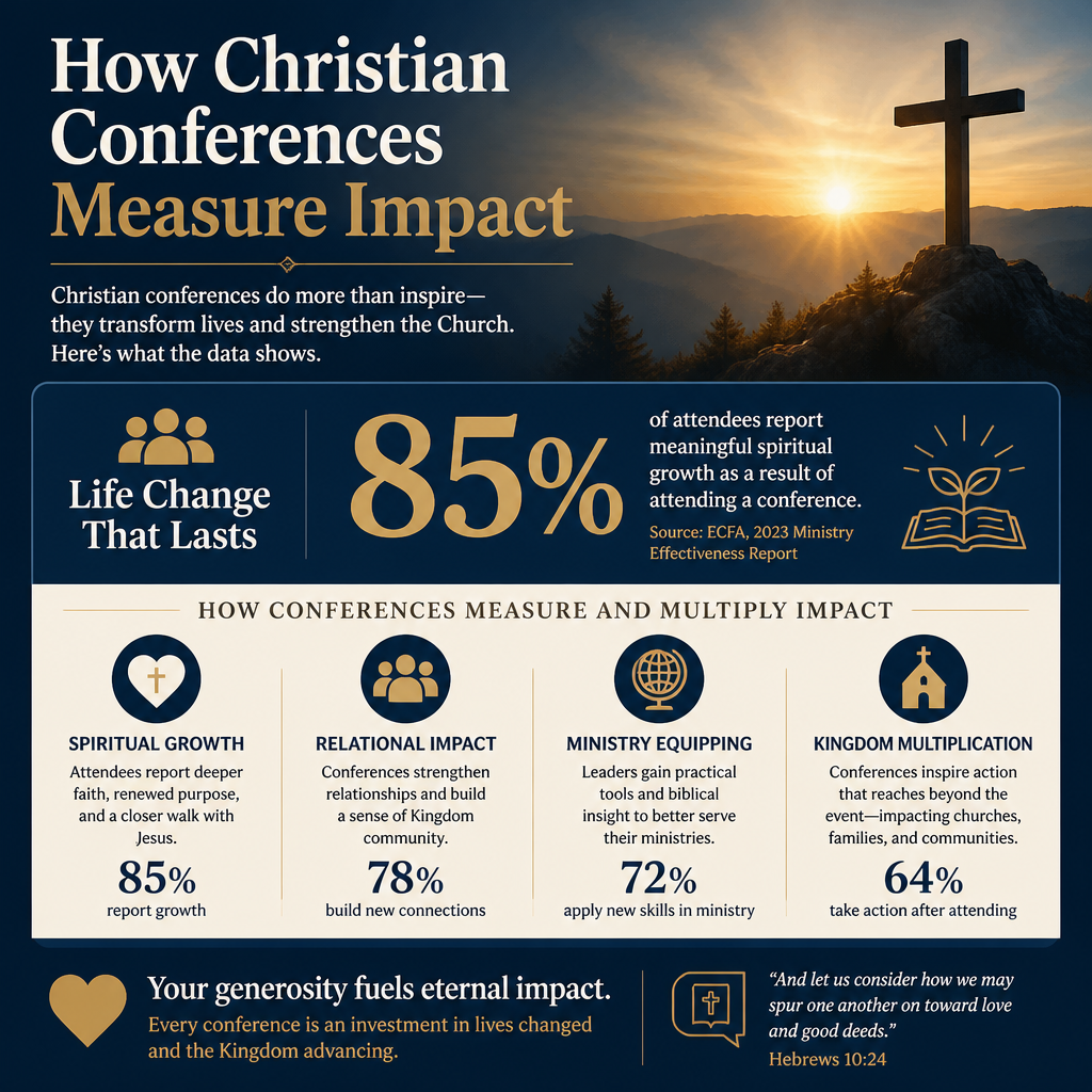 How Christian Conferences Measure Impact statistics